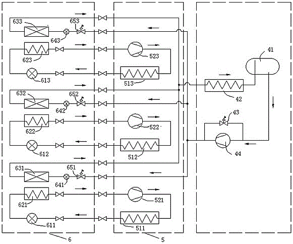 Multi-split frame type energy-saving air conditioner system and control method thereof