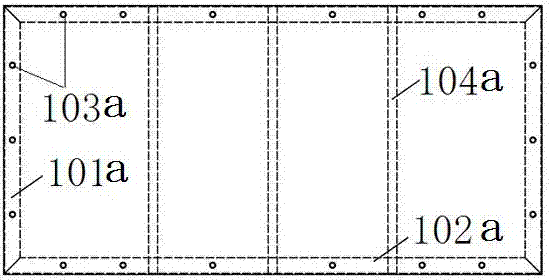 Tool-type steel-frame wood-plastic formwork system for cast-in-place concrete and its construction technology