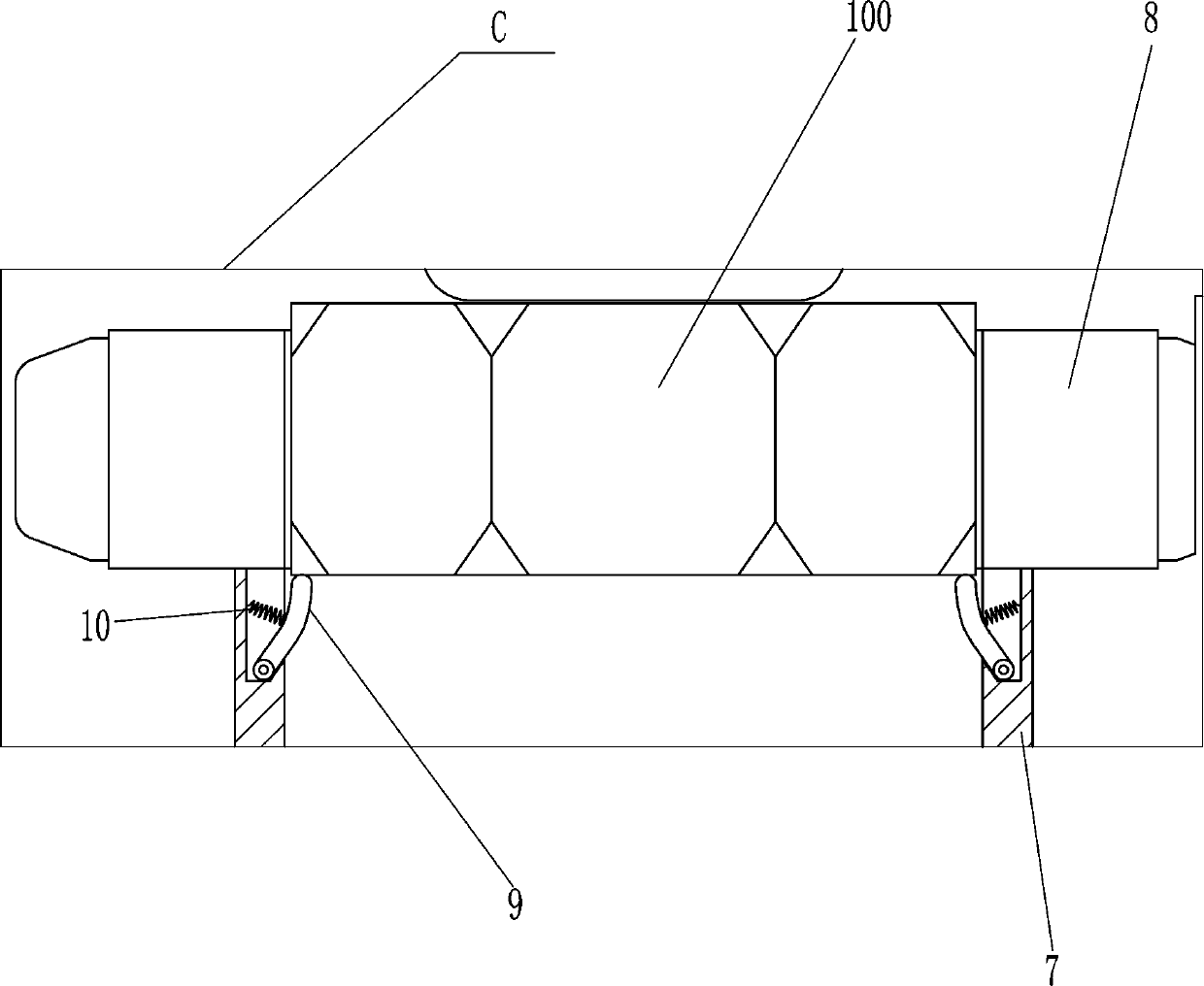 Automatic nut assembling device for corner angle bolt