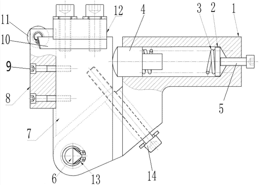 Crankshaft balance weight fan blade chamfering mechanism