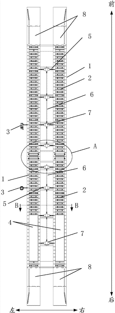 Vehicle conveying device and vehicle radiometric scanning check system