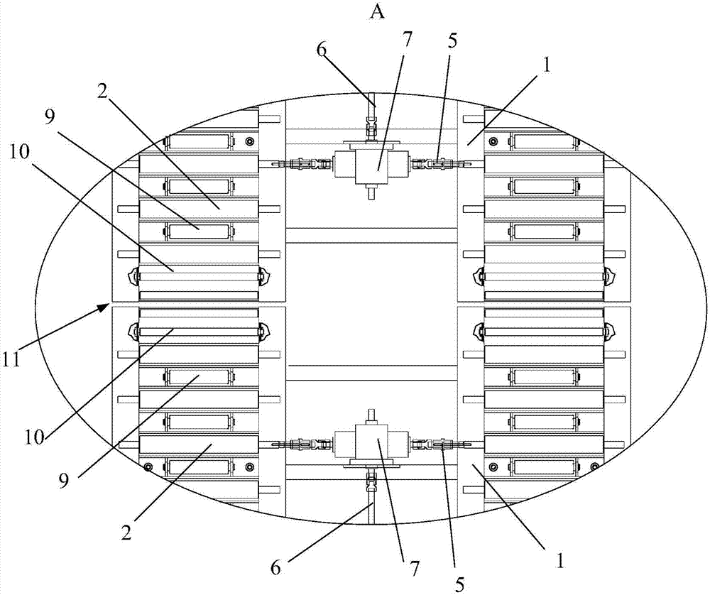 Vehicle conveying device and vehicle radiometric scanning check system