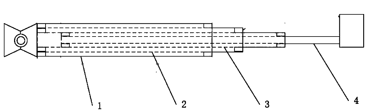 Modeling method for telescopic vibration characteristics of arm support of straight arm type aerial work platform