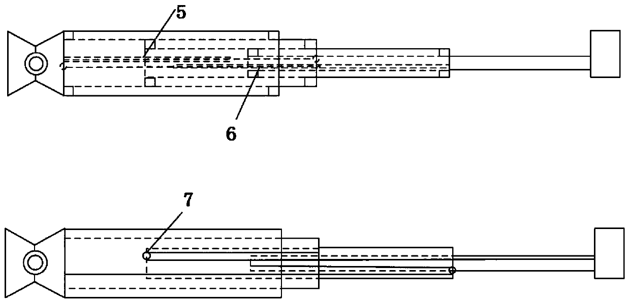 Modeling method for telescopic vibration characteristics of arm support of straight arm type aerial work platform