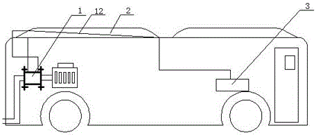 Waste heat distilled drinking water device for vehicle diesel engine