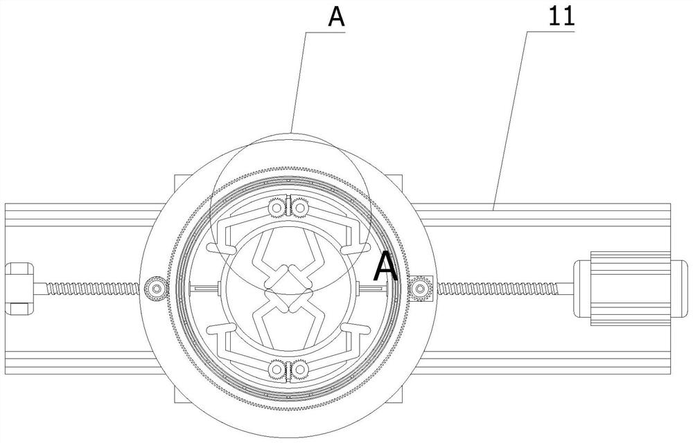 Middle turnover table of stamping automation manipulator