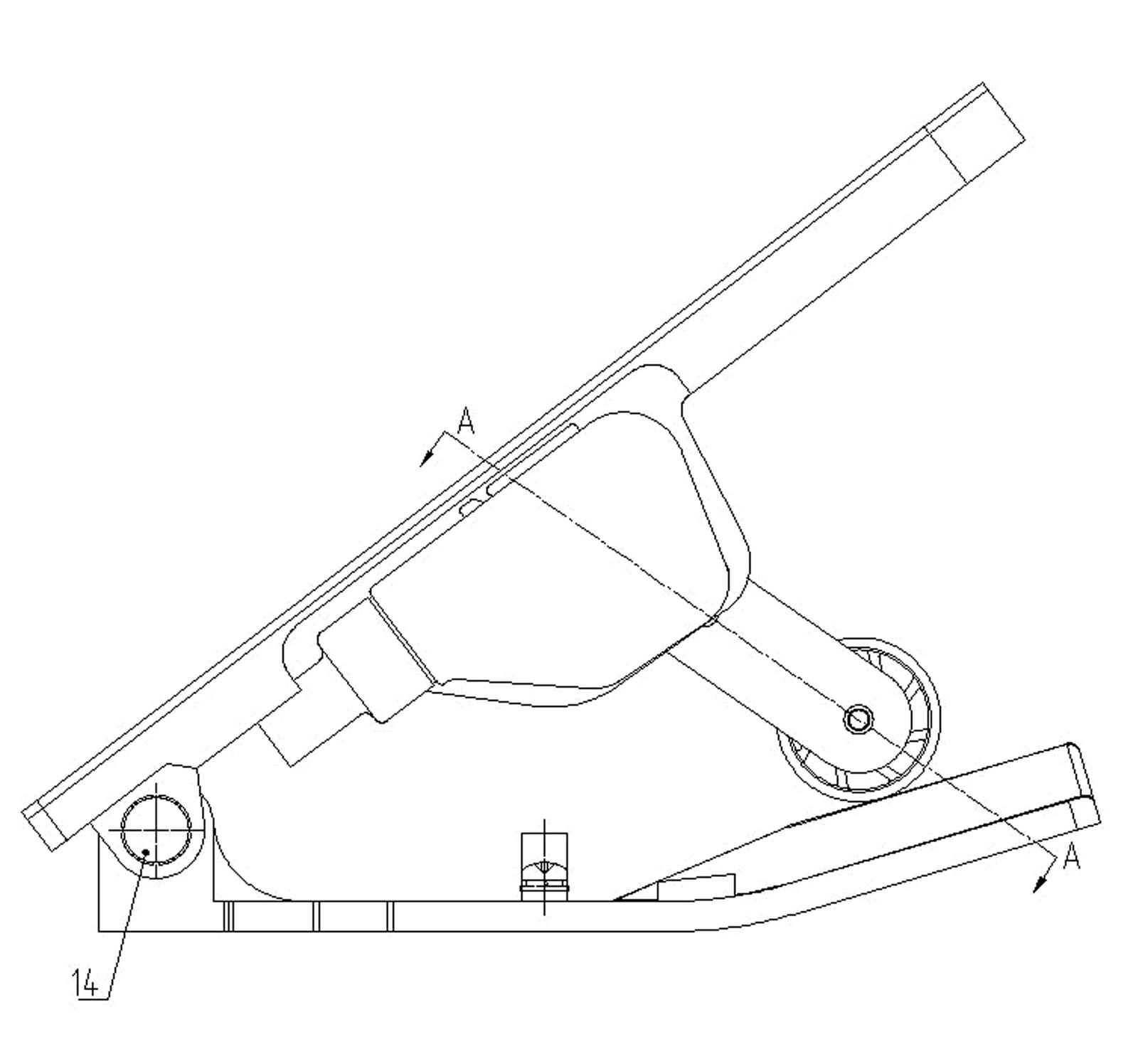 Electronic accelerator pedal with high-linearity output signal