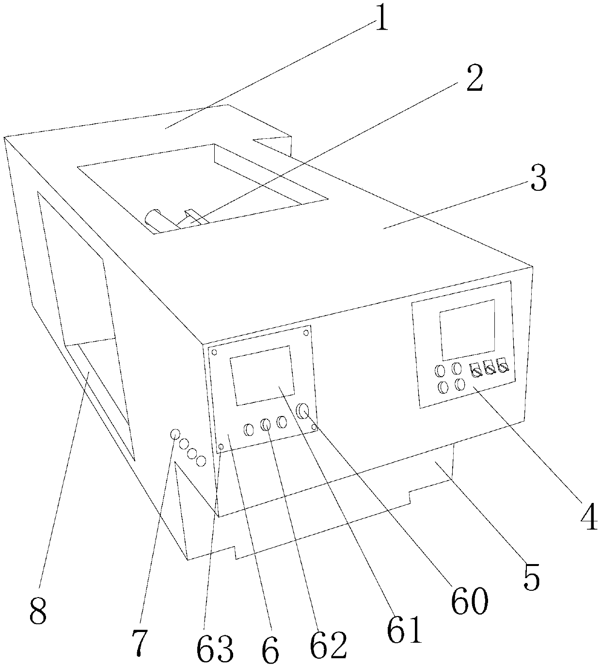 Automatic sampling device in chemical synthesis process