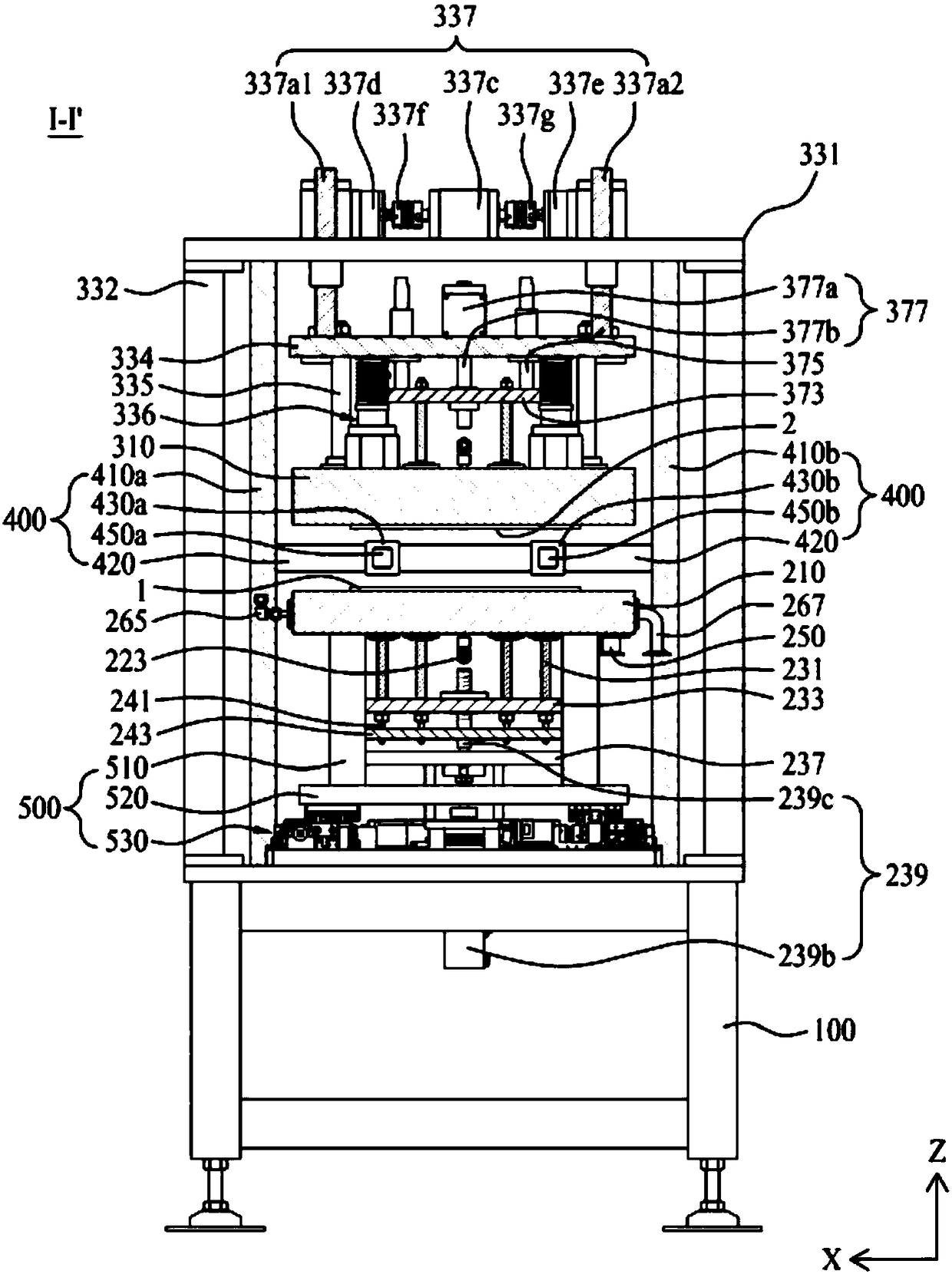 Adhesive device for display