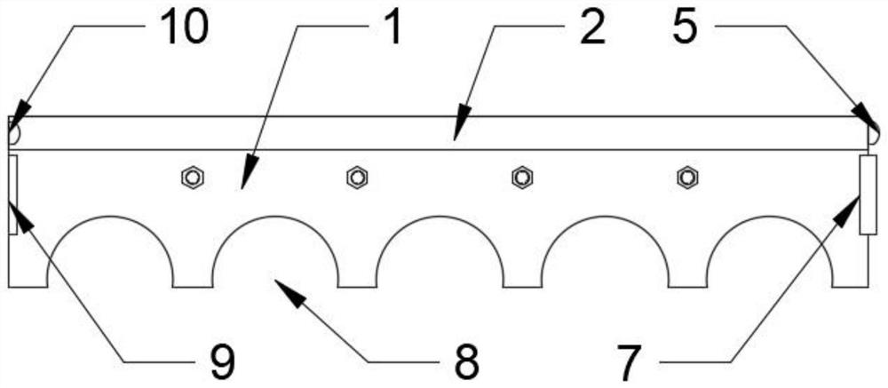 A bearing protection mechanism for glass tempering furnace