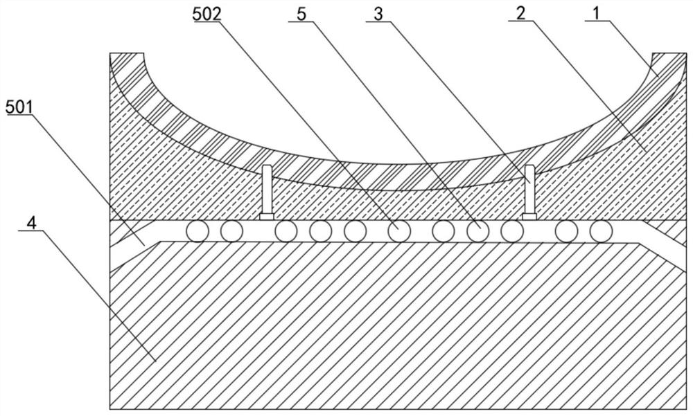 A kind of 3D printing anti-grafting molding manufacturing method of mold for injection molding