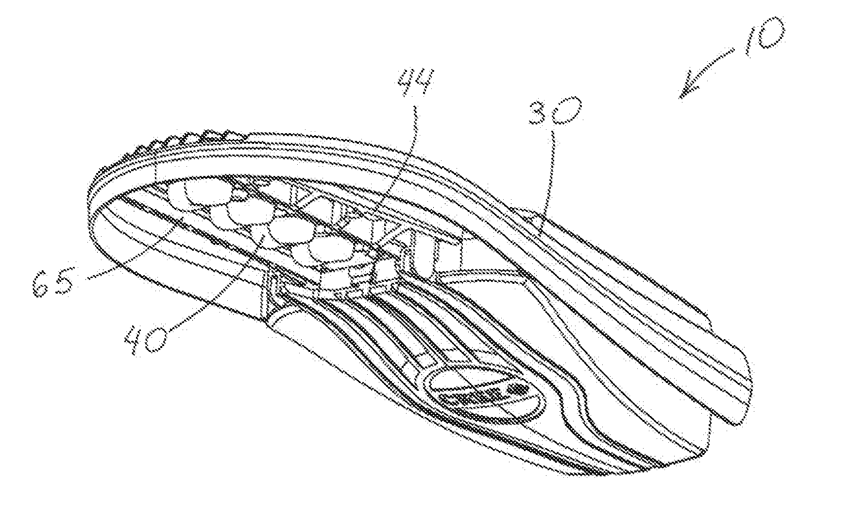 LED light fixture with integrated light shielding