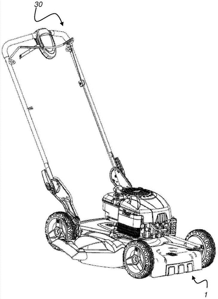 Front baffle assembly for a lawn mower