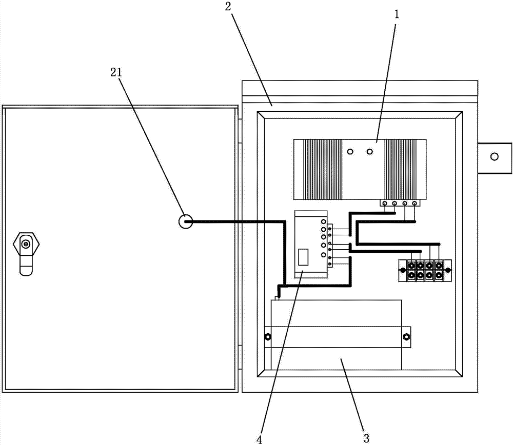 Oil temperature circulating oil pump applicable to transformer oil tank of substation