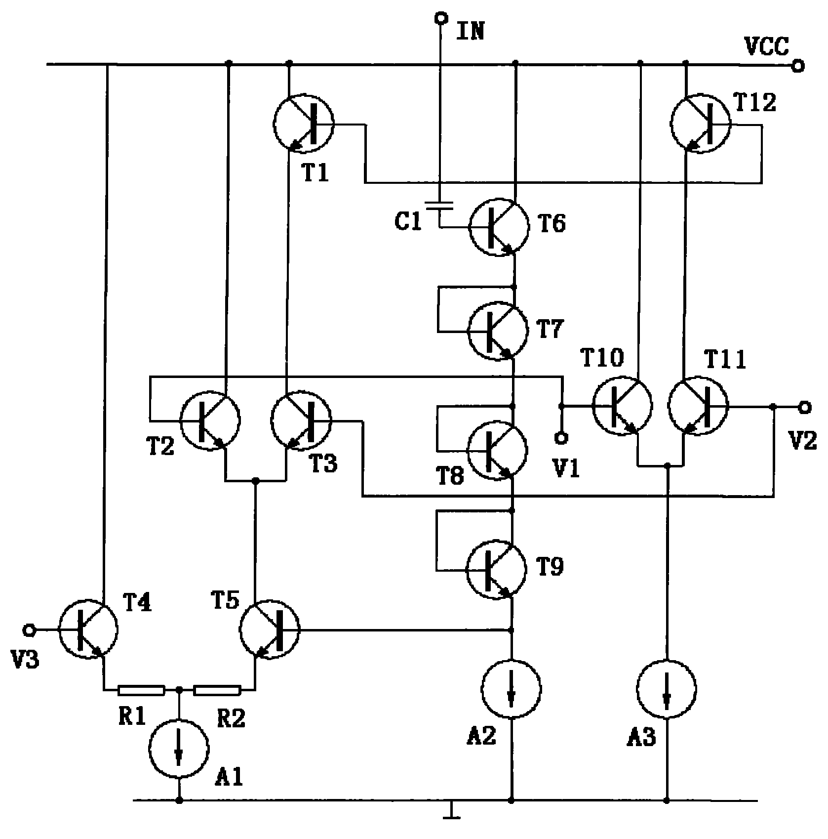 Active high-pass wave filter amplification circuit