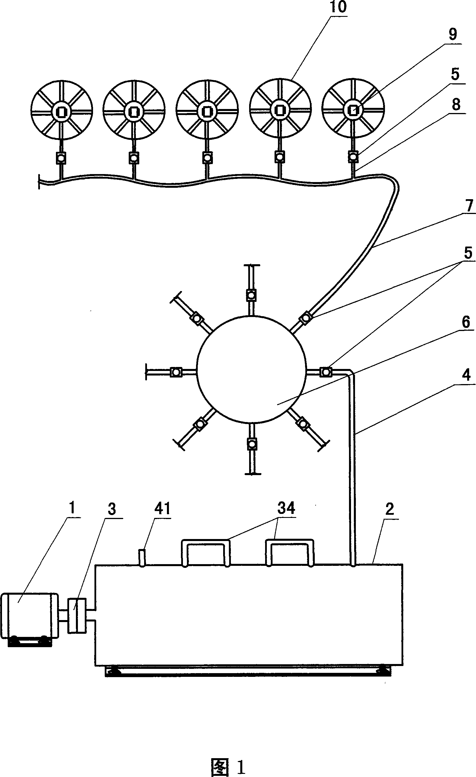 Combination type wind power generation plant