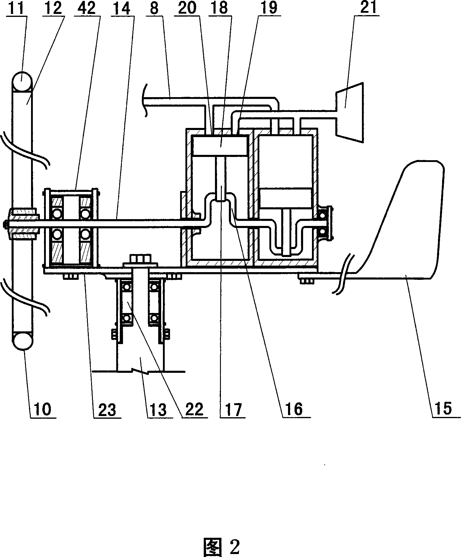 Combination type wind power generation plant