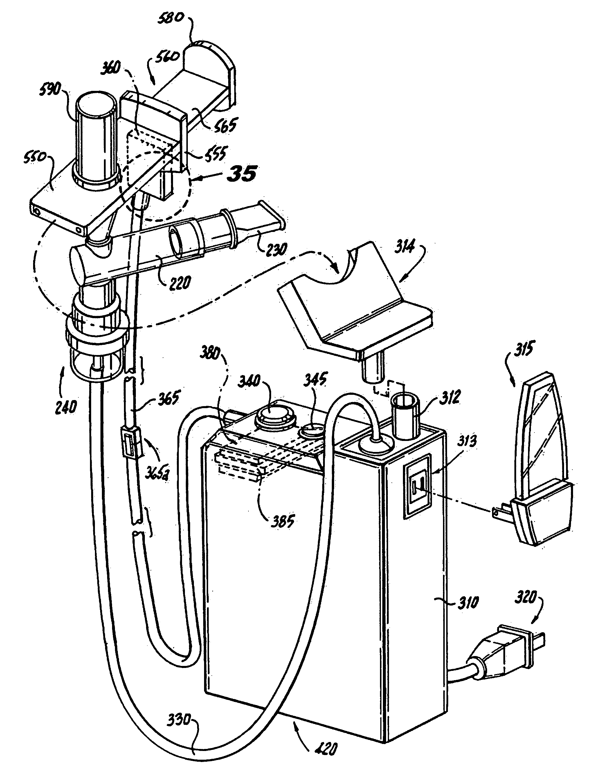 Semi-automatic emergency medication dose nebulizer