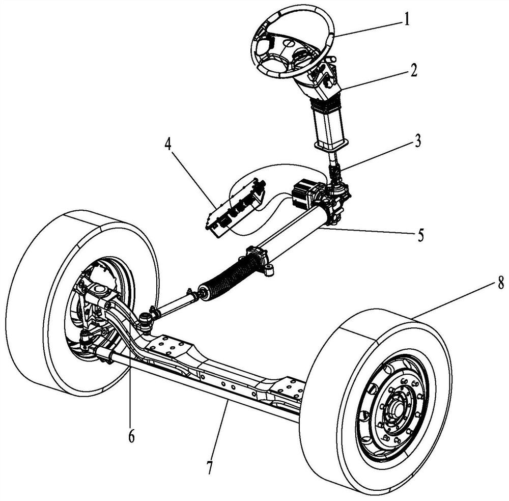 Electric power steering system of large commercial vehicle and control method thereof