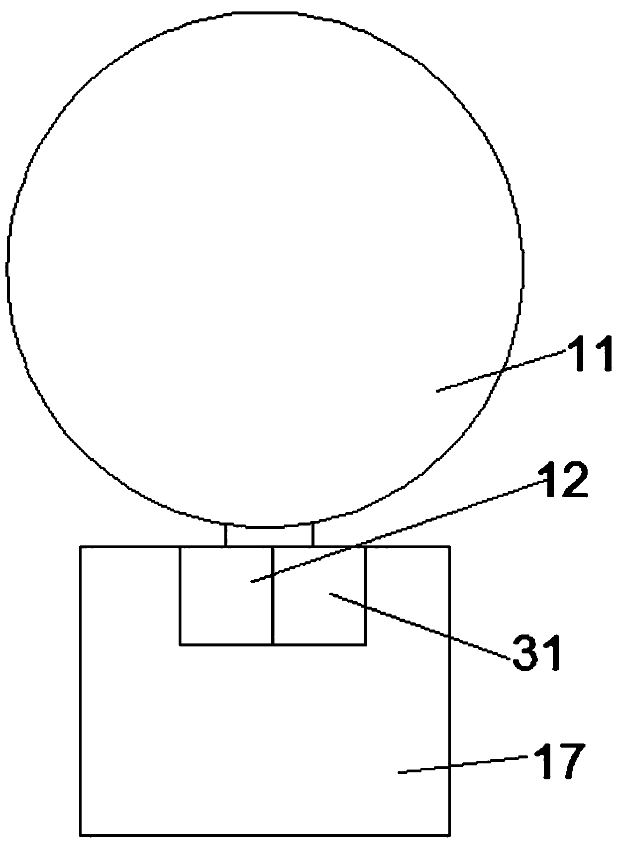 A small air-dropping air balloon with zero wind layer