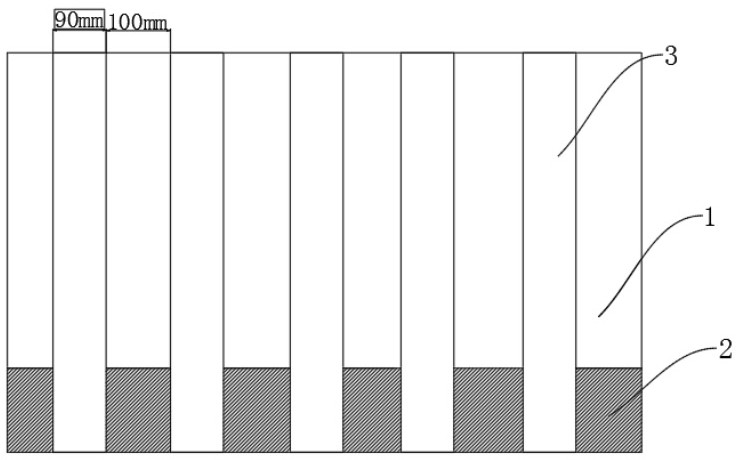 Construction method for grouting reinforcement of urban road roadbed in fly ash accumulation site