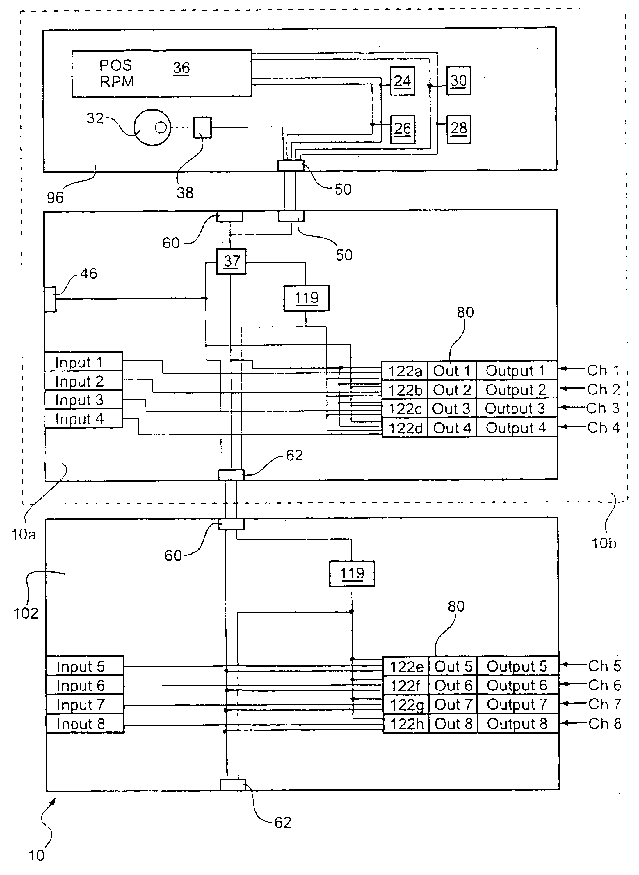 Programmable limit switch with distributed intelligence