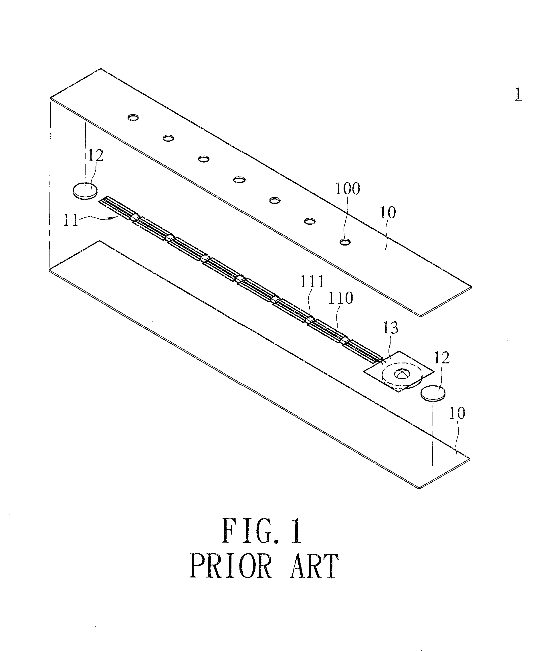 Light emitting ribbon