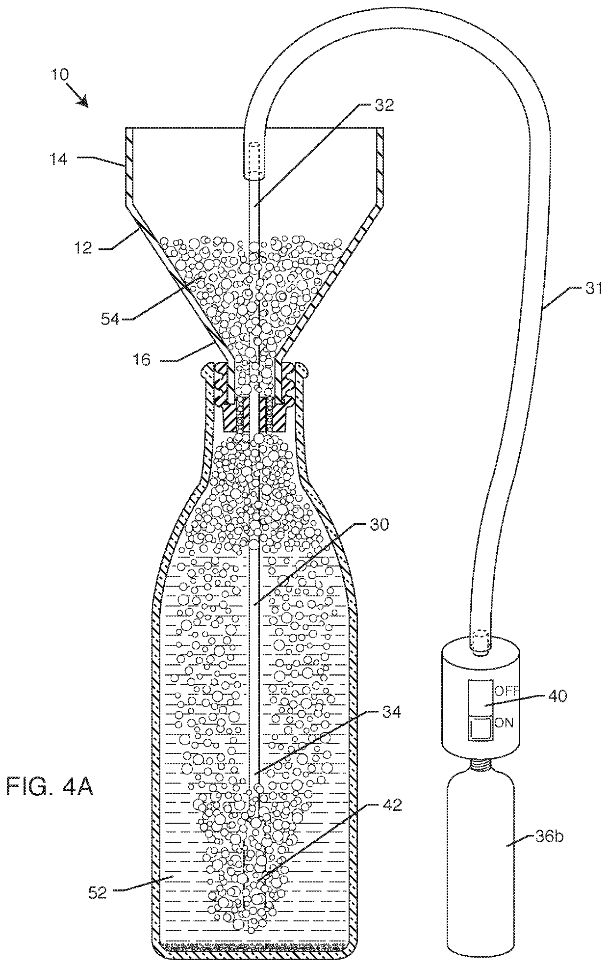 Wine bottle aerator