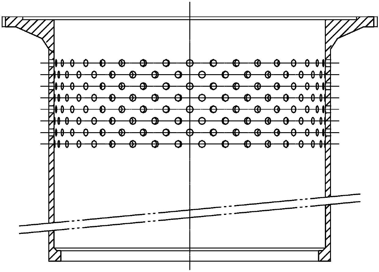 Method for forming reactor internal integral compression structure