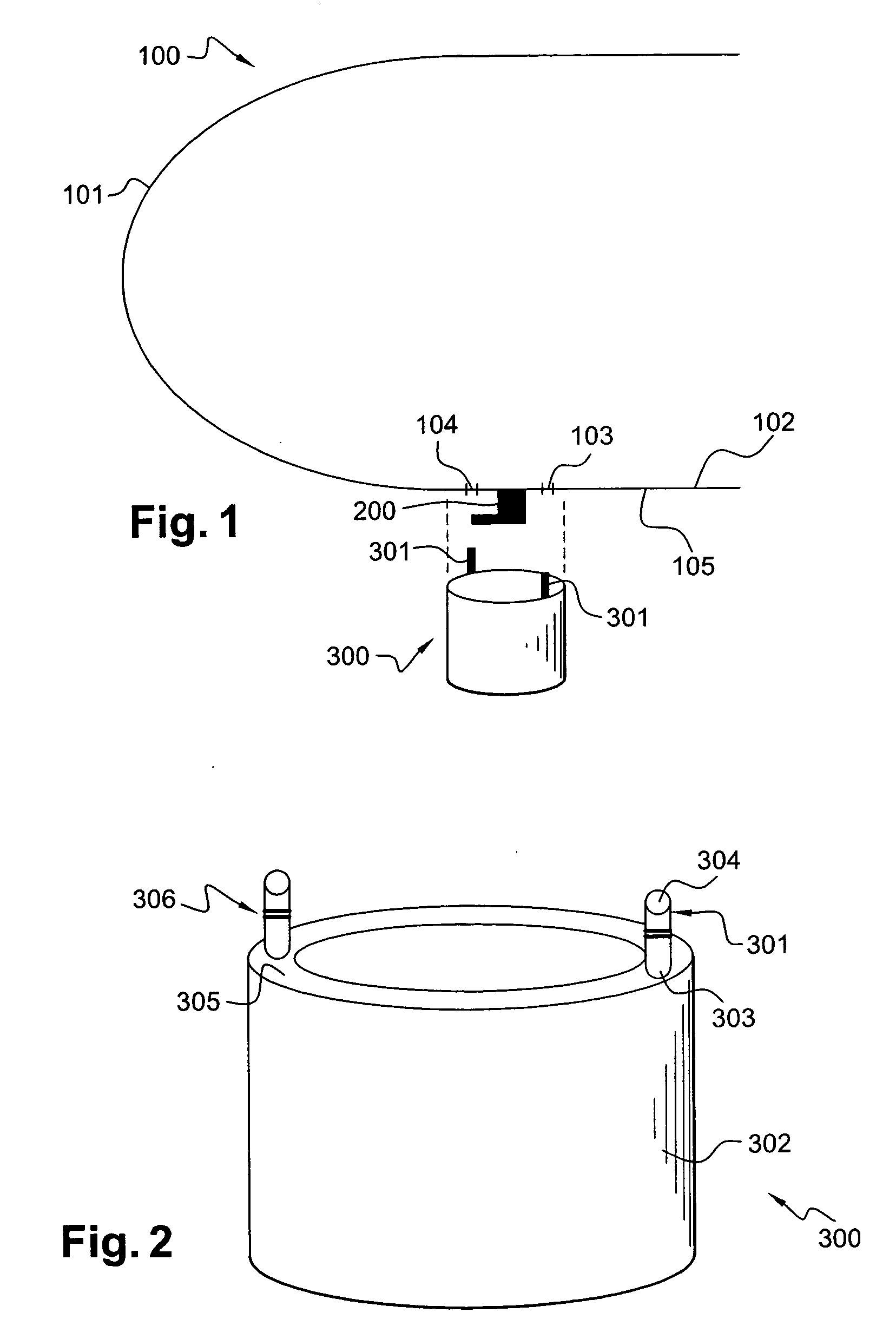 Device for the protection of a probe joined to an external wall of an aircraft