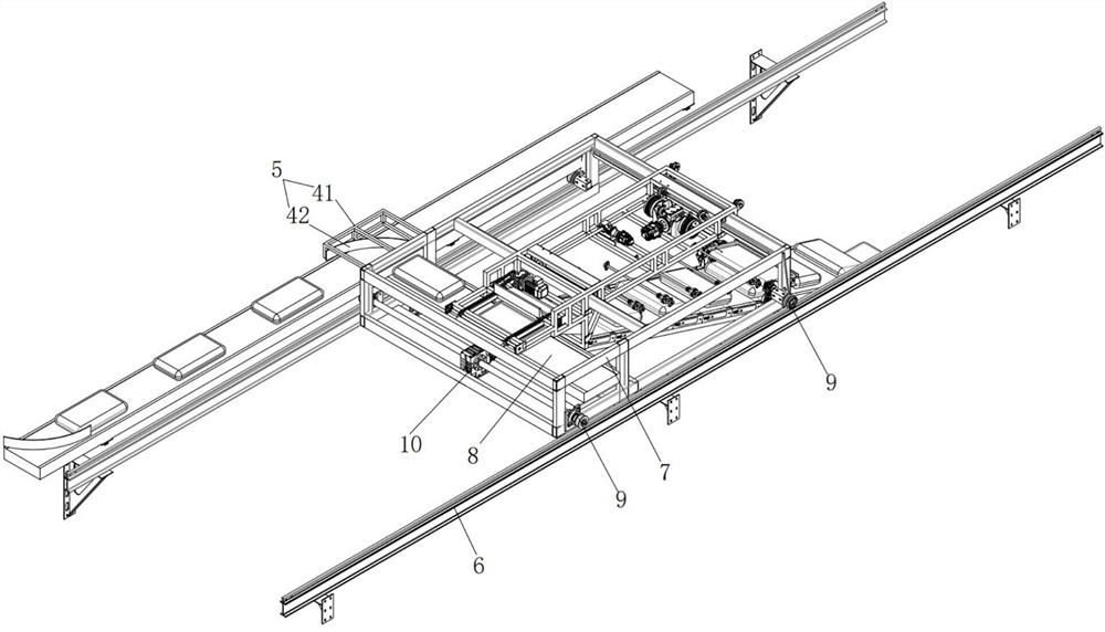 A truss-type unattended five-axis delivery robot