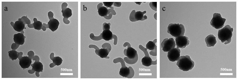 Colloid molecular structure magnetic mesoporous organic silicon composite microsphere and preparation method thereof