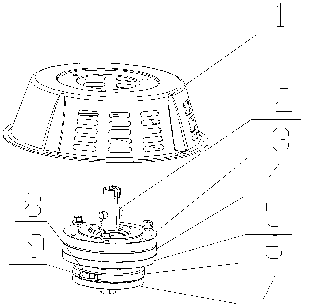 A hand starter for an internal combustion engine