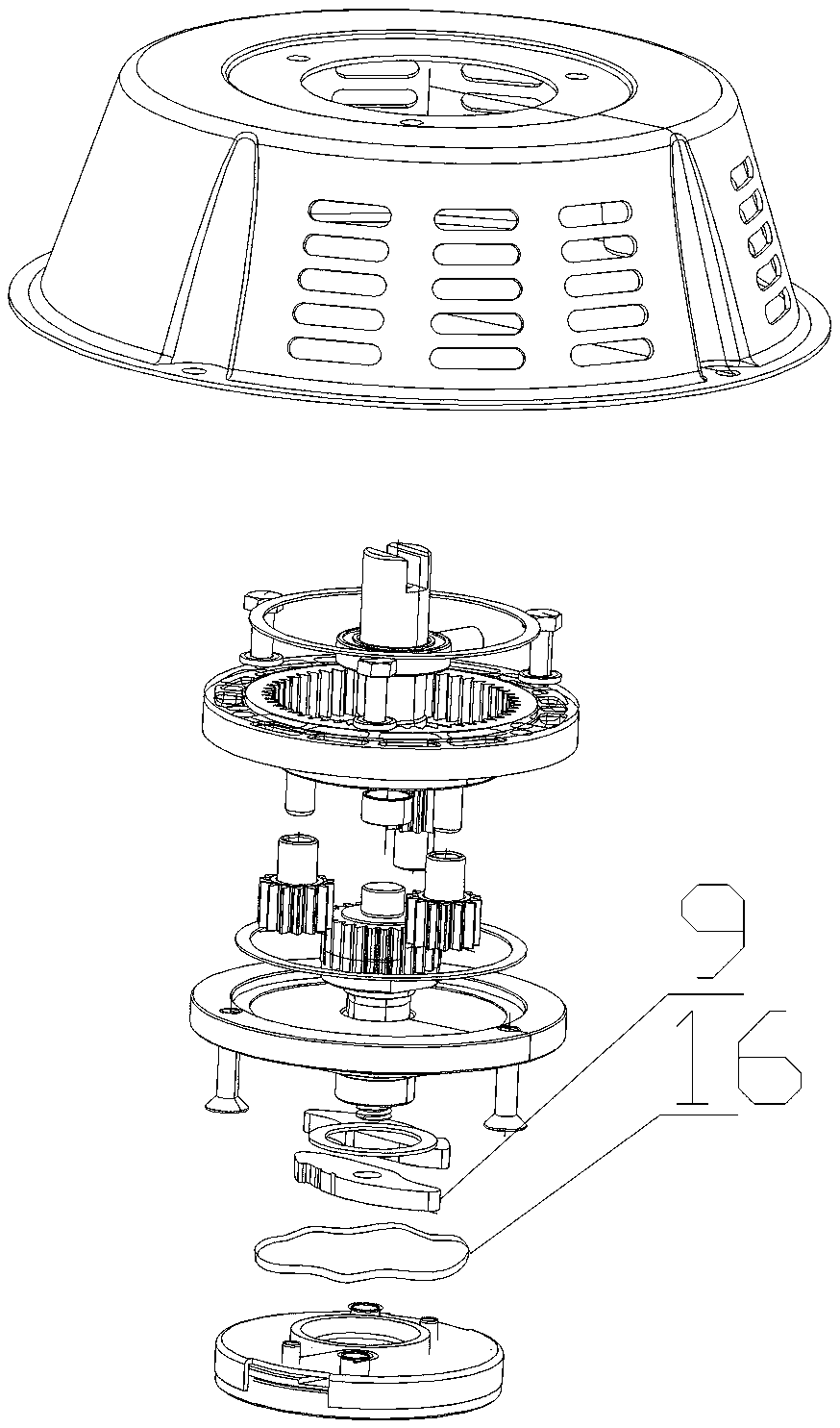 A hand starter for an internal combustion engine