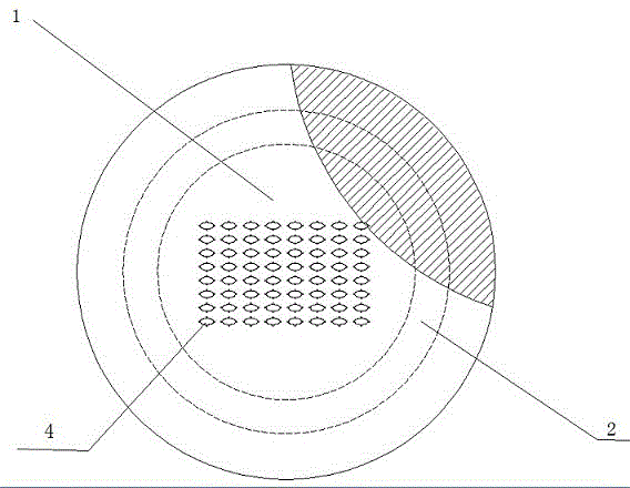 Method for spinning cross-shaped multi-hole hollow short fibers with recycle polyester bottle chip