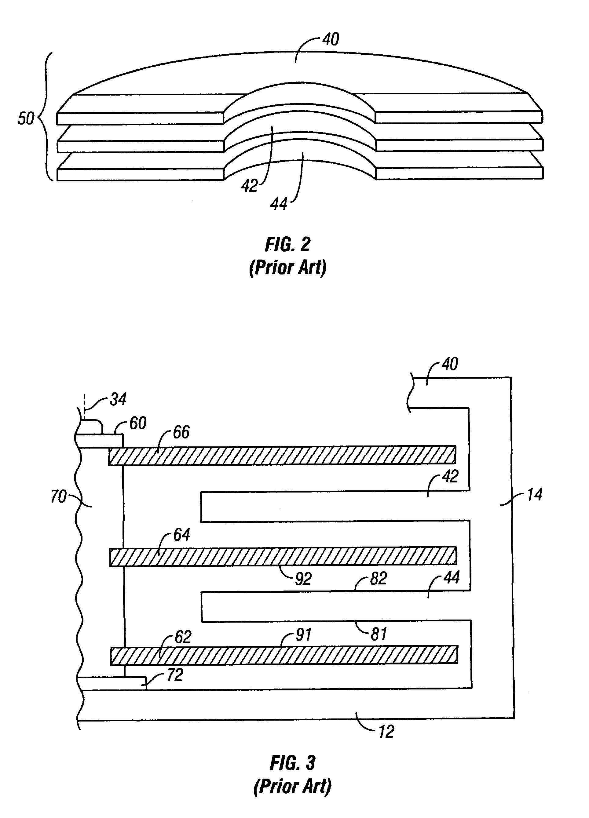 Data recording disk drive with nonplanar plate surfaces for damping out-of-plane disk vibration