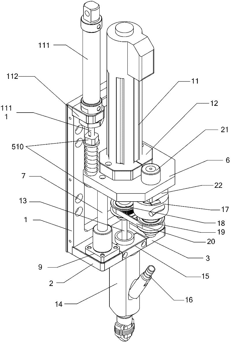 Automatic locking mechanism and automatic locking filature provided with same