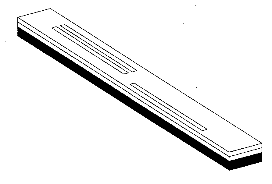 Analog semi-rigid underlying structure temperature shrinkage fracture testing method and device