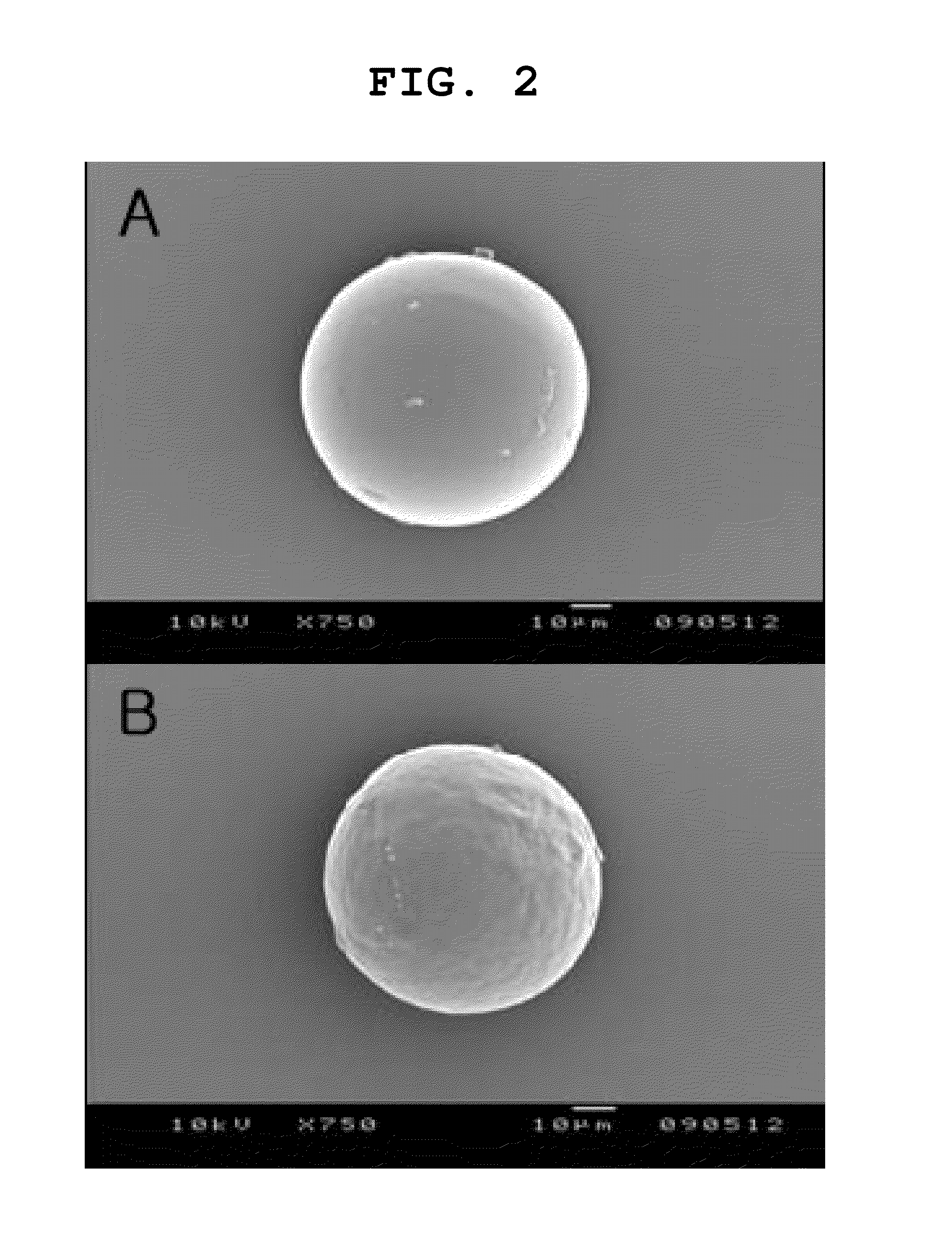 Method for preparing microspheres and microspheres produced thereby