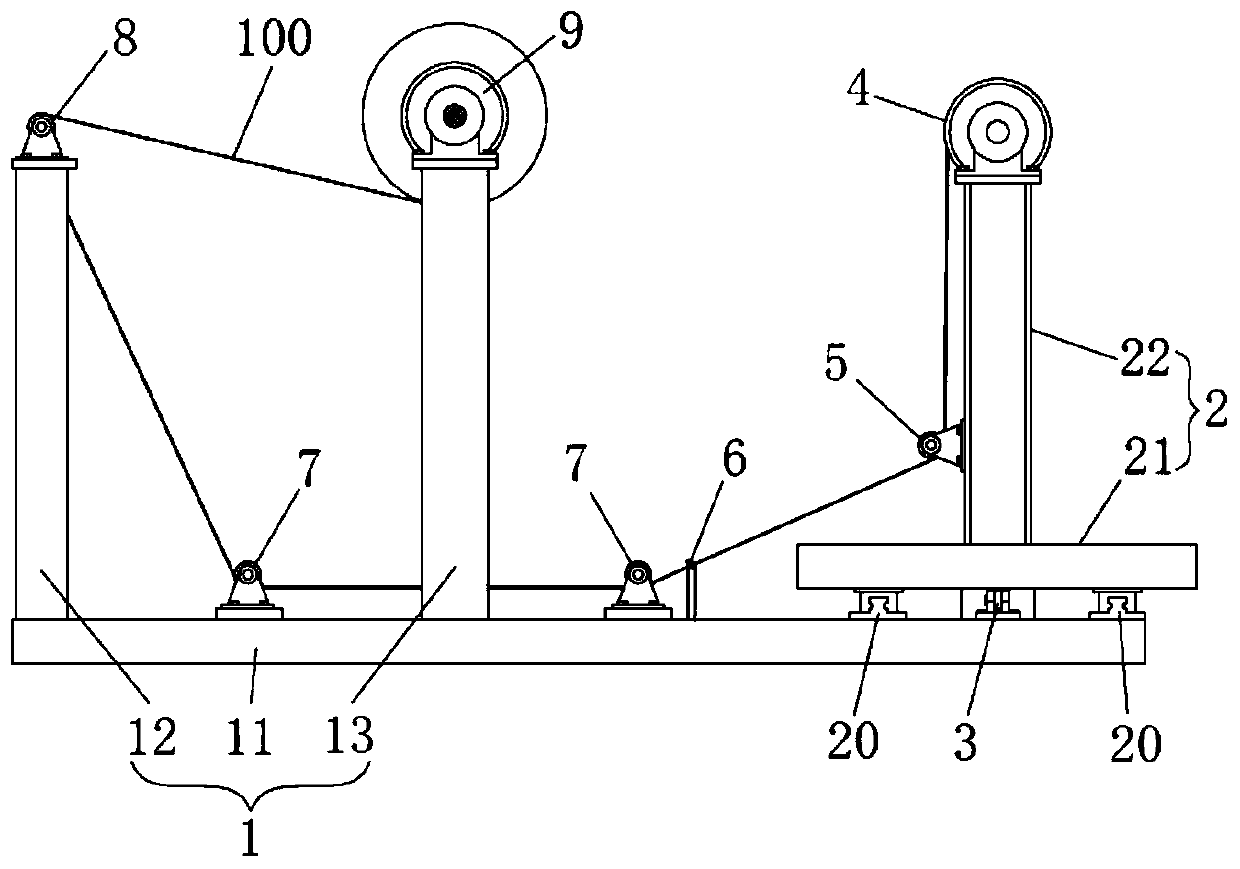 Cloth rolling device and method for producing glue canvas