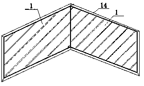 Modular tool for water stop steel board and construction method thereof