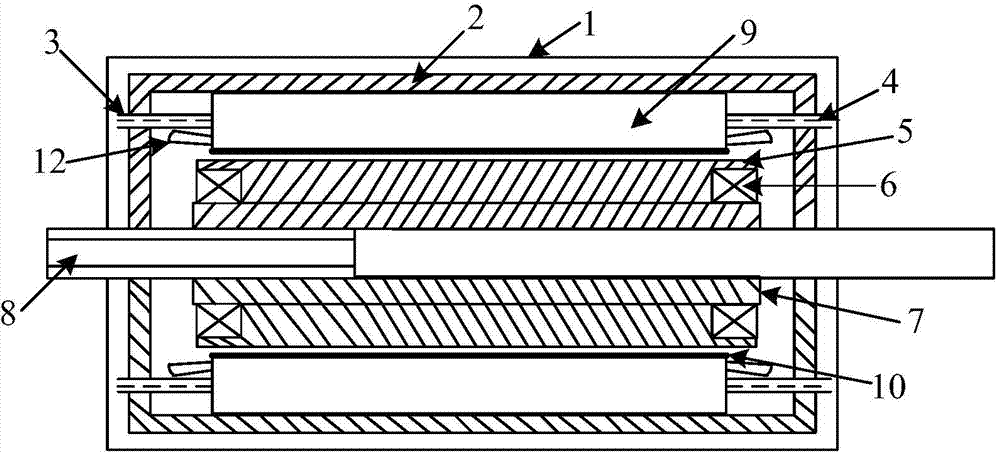 Superconducting motor with ultra-low loss