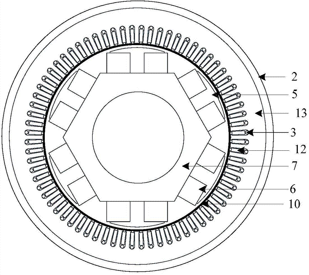 Superconducting motor with ultra-low loss