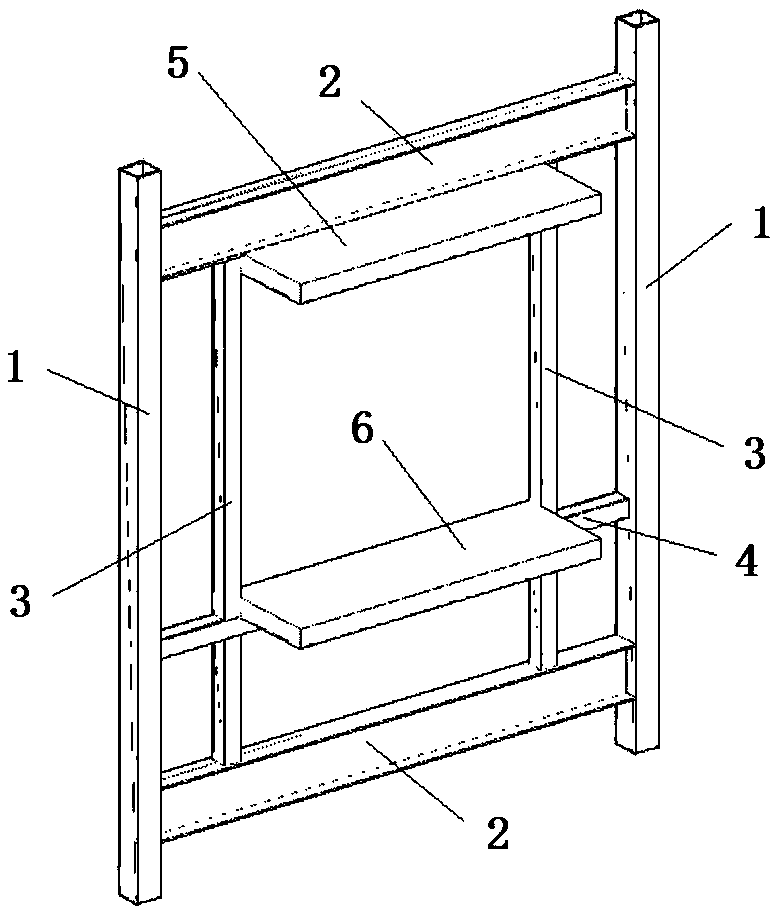 Bay window applied in assembled steel-structure building