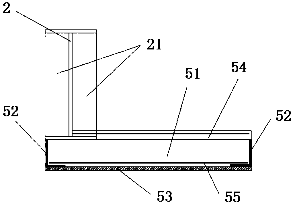 Bay window applied in assembled steel-structure building