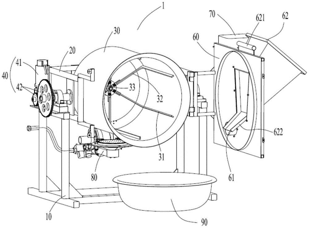 Cooking method of heating cooking materials by using gaseous state heating mediums