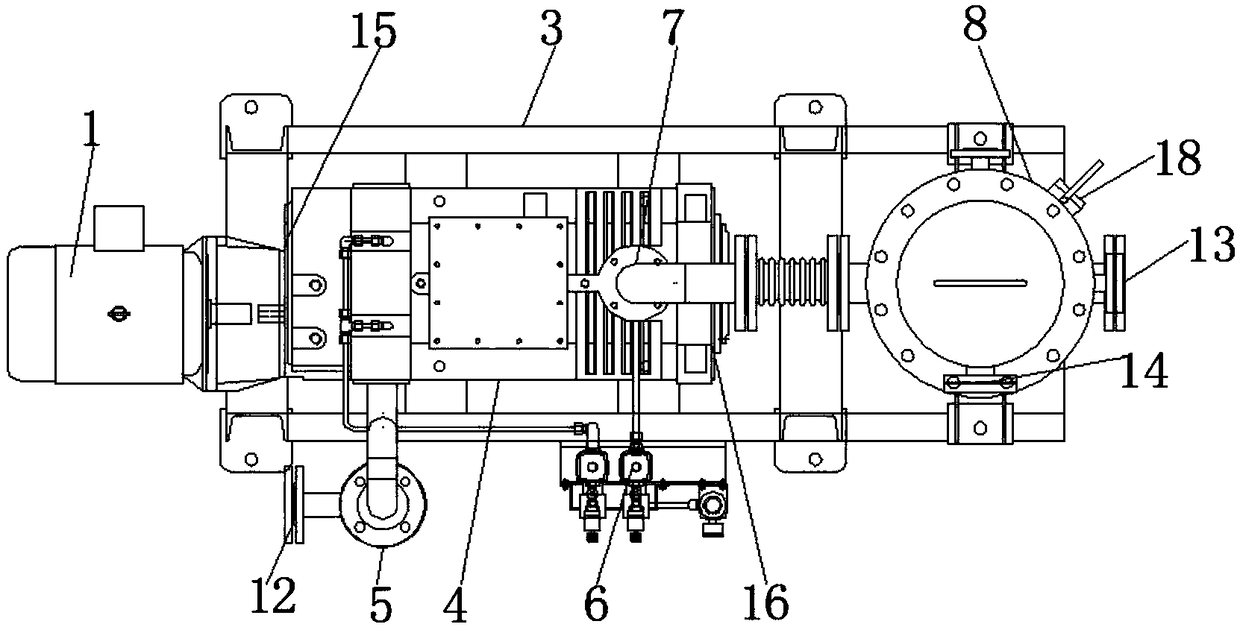 Dry type vacuum unit for solvent recycling