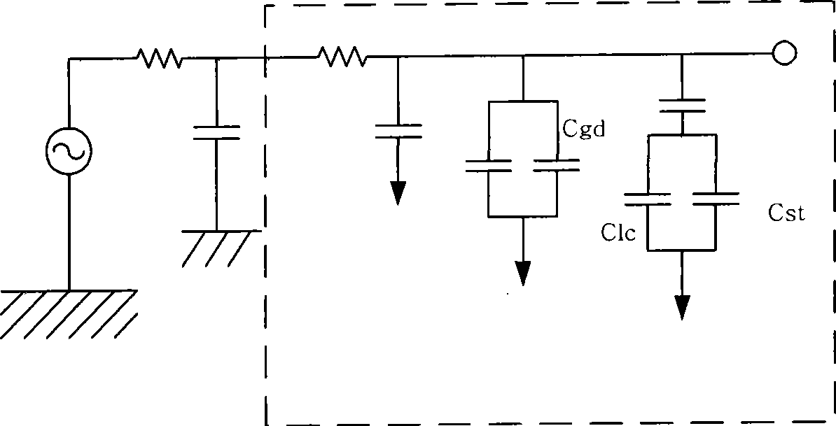 Method and device for improving image retention of thin film transistor LCD