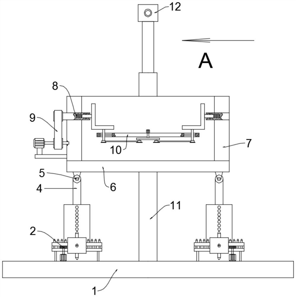 Cutting device with angle adjusting function for metal product machining