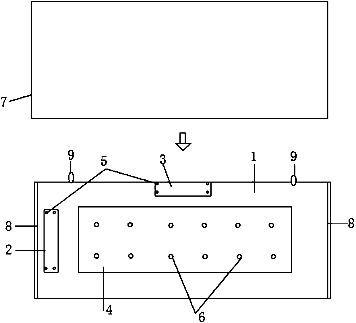 Clock device based on LED lamp bead display